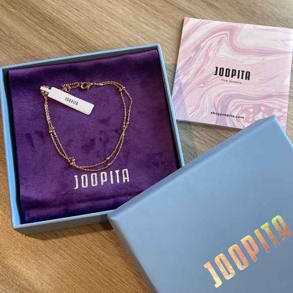 [Joopita] 14K Vermeil Duo Gold Chain Bracelet - Picture 2 of 8